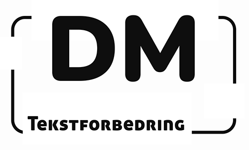 Logo DM-Tekstforbedring